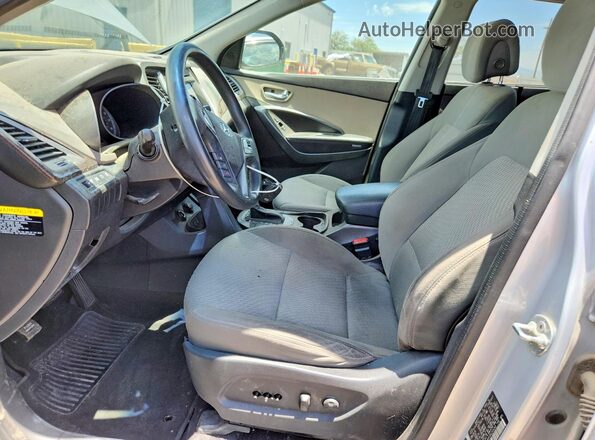 KM8SM4HF0HU205265 2017 HYUNDAI SANTA FE Silver Dashboard view