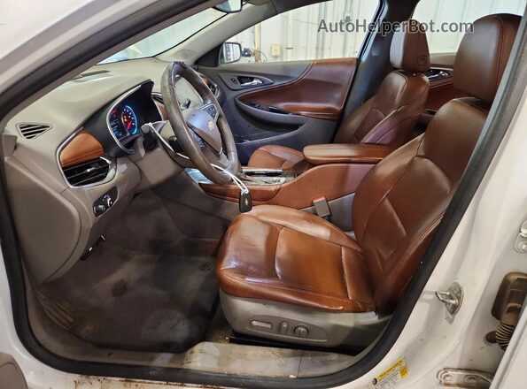 1G1ZH5SXXGF262924 2016 CHEVROLET MALIBU White წინა პანელის ხედი