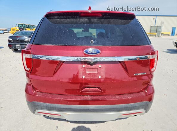 1FM5K7F85GGA11580 2016 FORD EXPLORER Red Սալոնի դիմացի տեսք
