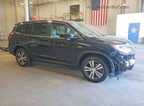 5FNYF6H63GB060282 2016 HONDA PILOT Black Вид спереду