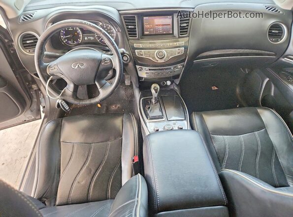 5N1AL0MM5GC501916 2016 INFINITI QX60 Gray Vista del cuadro de instrumentos