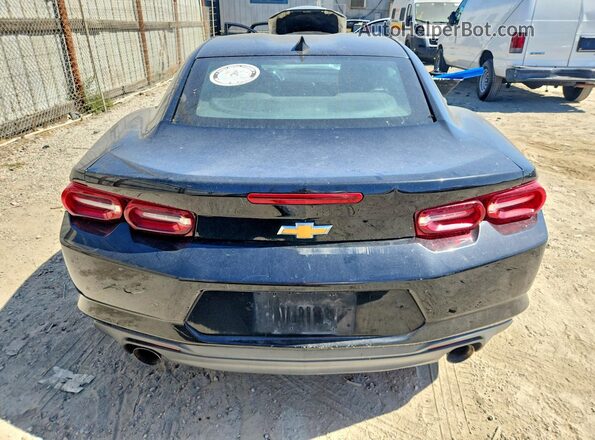 1G1FB1RS2K0105469 2019 CHEVROLET CAMARO Черный Вид салона спереди