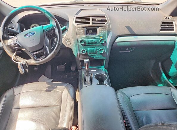 1FM5K7D8XGGC87238 2016 FORD EXPLORER White Instrument cluster view