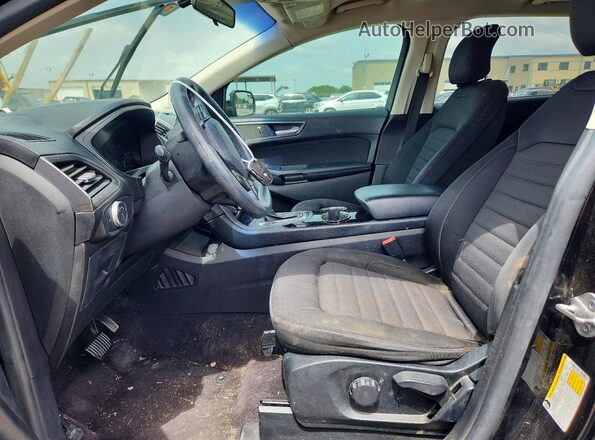 2FMPK4G98HBB61609 2017 FORD EDGE Black Вид панелі приладів
