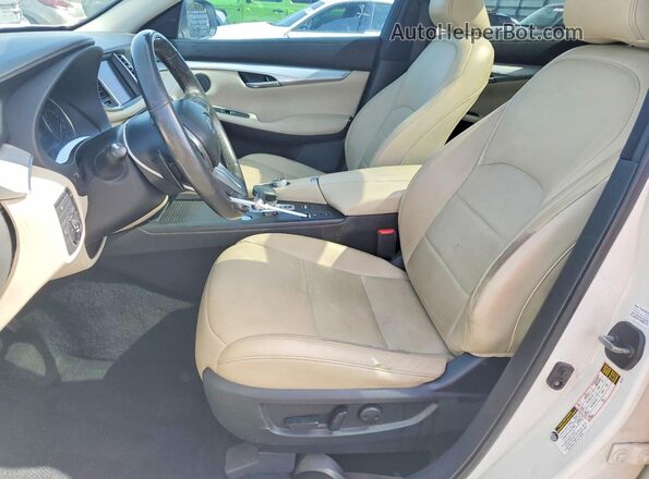 3PCAJ5M10LF102521 2020 INFINITI QX50 White Vista del salpicadero
