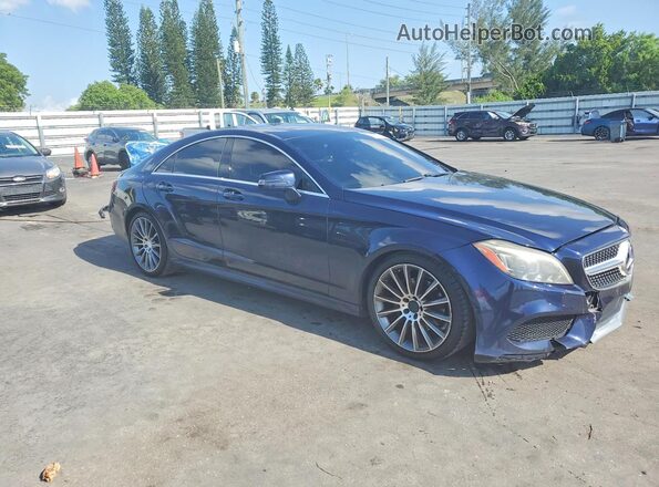 WDDLJ6FB7GA160523 2016 MERCEDES-BENZ CLS-CLASS Blue Vista frontal