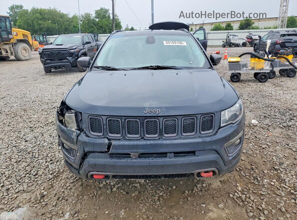 3C4NJDDB7HT597541 2017 JEEP COMPASS Black Вид ззаду