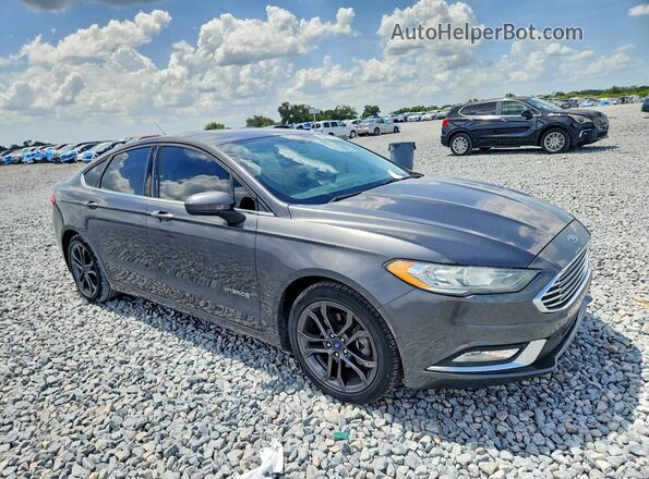 3FA6P0LU5JR274211 2018 FORD FUSION Gray Դիմացի տեսք