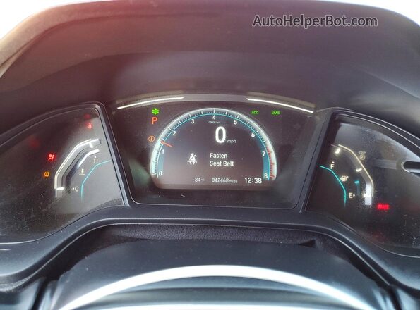 2HGFC2F67LH597478 2020 HONDA CIVIC Red Widok tylnych siedzeń