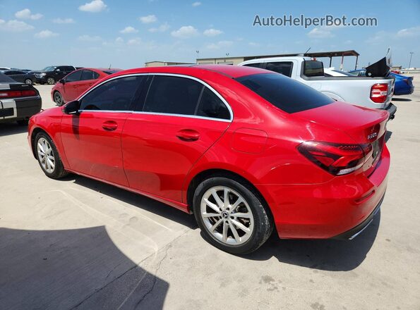 W1K3G4EB5LW042987 2020 MERCEDES-BENZ A Red Trasero derecho