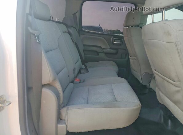 1GC1CREYXKF122024 2019 CHEVROLET SILVERADO White Widok wnętrza z tyłu