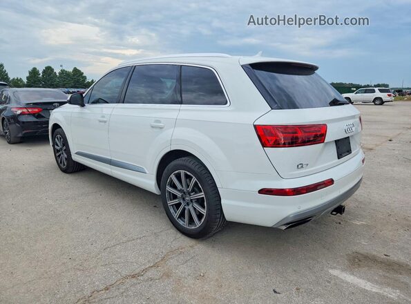 WA1AAAF76JD005400 2018 AUDI Q7 Белый Задняя правая четверть
