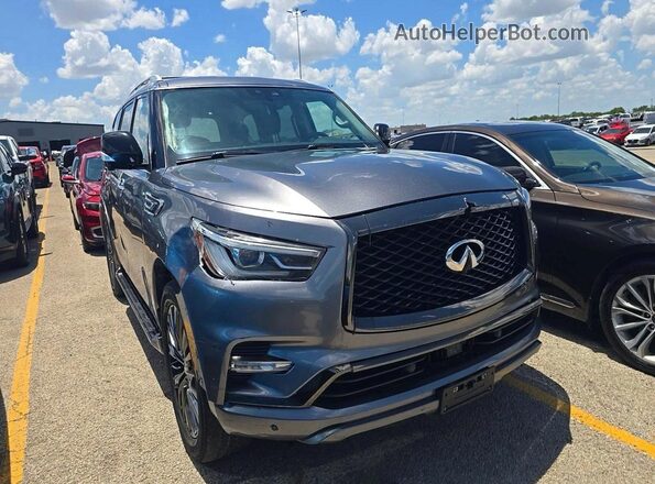 JN8AZ2AF3M9720407 2021 INFINITI QX80 Gray Rear left