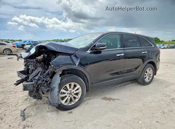5XYPG4A35KG569496 2019 KIA SORENTO Black უკანა მარცხენა