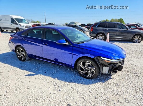 KMHLS4DG8RU820527 2024 HYUNDAI ELANTRA Blue Вид спереду