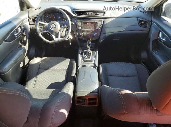 KNMAT2MT3JP549034 2018 NISSAN ROGUE Gray Widok zestawu wskaźników