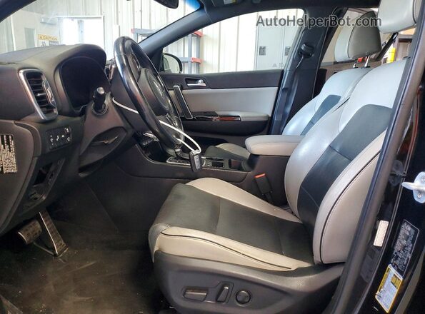 KNDPRCA68H7206789 2017 KIA SPORTAGE Black Vista del salpicadero