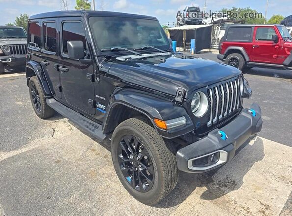 1C4JJXP60NW153583 2022 JEEP WRANGLER Black Задня ліва чверть