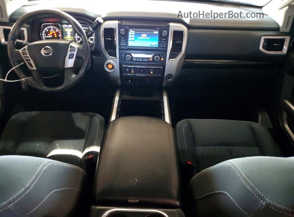 1N6BA1F23HN510374 2017 NISSAN TITAN White Vista del cuadro de instrumentos