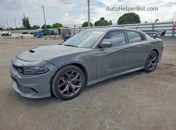 2C3CDXCT0KH619328 2019 DODGE CHARGER Gray უკანა მარცხენა