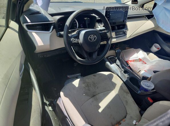 JTDEPRAE1LJ088507 2020 TOYOTA COROLLA Black Instrument cluster view