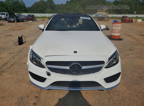 WDDWJ4JB1HF581313 2017 MERCEDES-BENZ C White Vista trasera