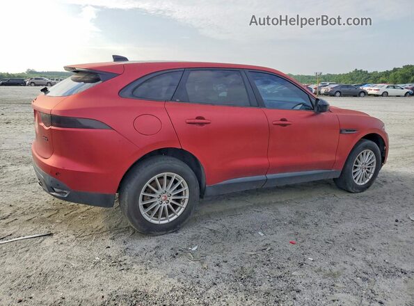 SADCS2FX2KA391757 2019 JAGUAR F-PACE Красный Передняя правая четверть