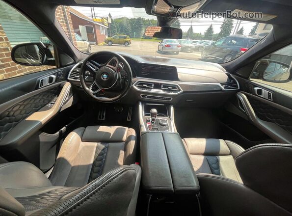 5YMCY0C03N9J76956 2022 BMW X6 Green Widok naklejki z numerem VIN