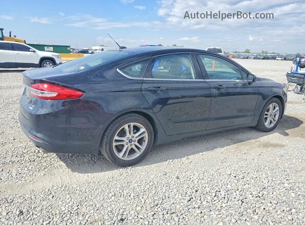 3FA6P0HD3JR186699 2018 FORD FUSION Black Передня права чверть