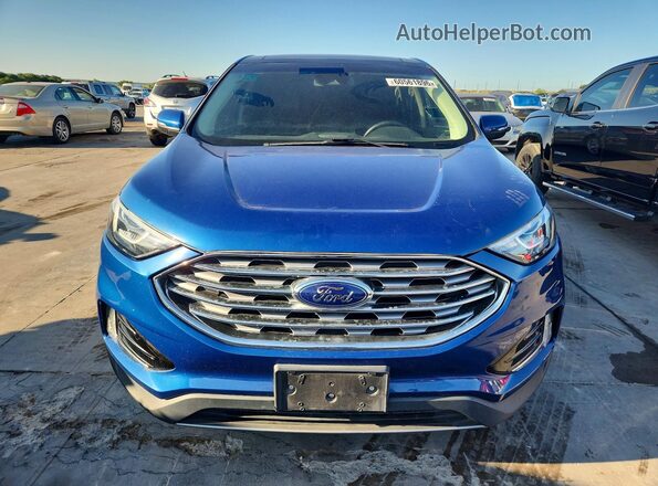 2FMPK3J91LBA46524 2020 FORD EDGE Blue Rear view