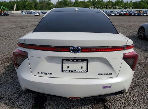 JTDBVRBD9KA006312 2019 TOYOTA MIRAI White Вид ззаду