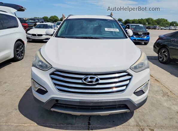 KM8SM4HF7GU163448 2016 HYUNDAI SANTA White Հետևի տեսք