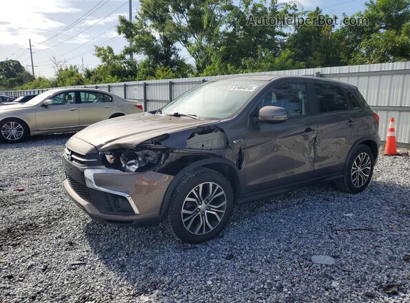 JA4AP3AU1KU021139 2019 MITSUBISHI OUTLANDER Brown Задня ліва чверть