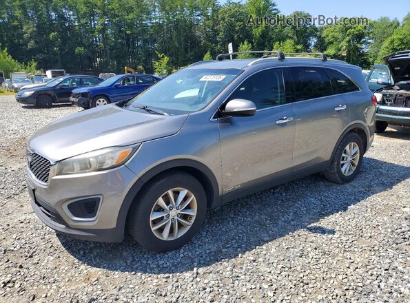 5XYPGDA57HG210967 2017 KIA SORENTO Серый Задняя левая четверть