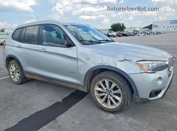 5UXWZ7C33H0V91966 2017 BMW X3 Silver Вид спереду