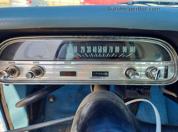 309690114454 1963 CHEVROLET OTHER Blue ხელსაწყოთა პანელის ხედი