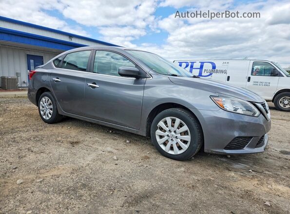 3N1AB7AP9GL650674 2016 NISSAN SENTRA Gray Front view