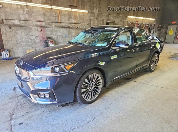 KNALC4J13J5097215 2018 KIA CADENZA Blue Задня ліва чверть