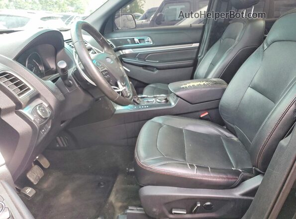 1FM5K8GT1GGC89384 2016 FORD EXPLORER Black Առջևի վահանակի տեսք