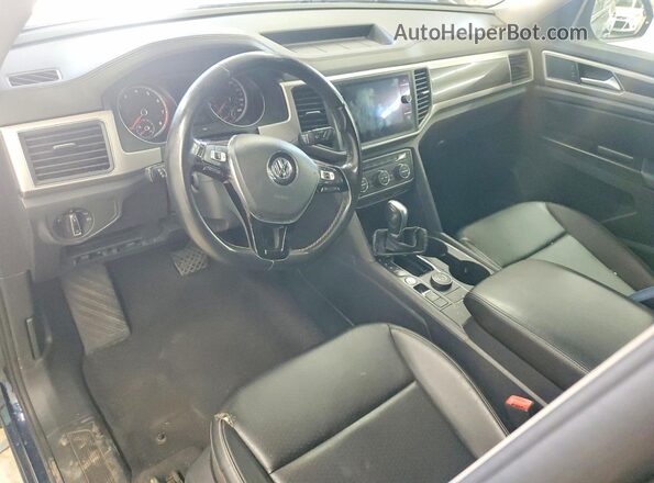 1V2UR2CA1KC571617 2019 VOLKSWAGEN ATLAS Blue Widok zestawu wskaźników