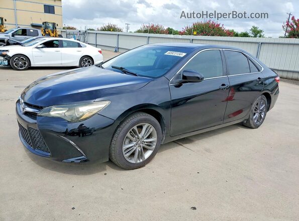 4T1BF1FK1HU737293 2017 TOYOTA CAMRY Black Rear left