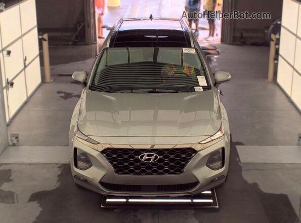 5NMS53AAXLH305237 2020 HYUNDAI SANTA Silver Widok wnętrza 360 stopni