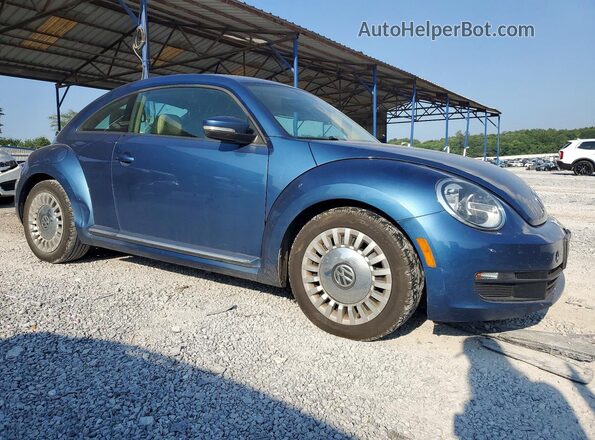 3VWH17AT9GM617144 2016 VOLKSWAGEN BEETLE Blue Դիմացի տեսք