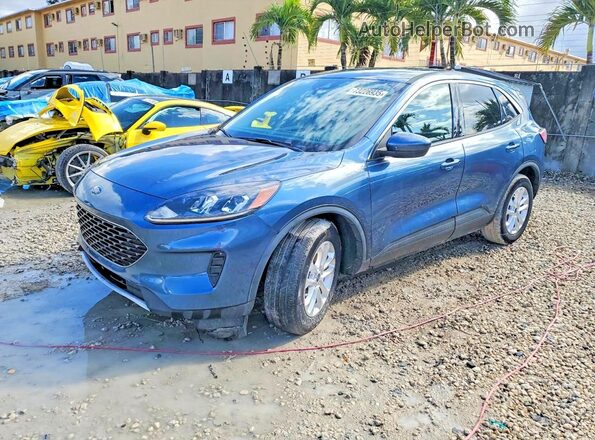 1FMCU0G66LUC32803 2020 FORD ESCAPE Синий Задняя левая четверть