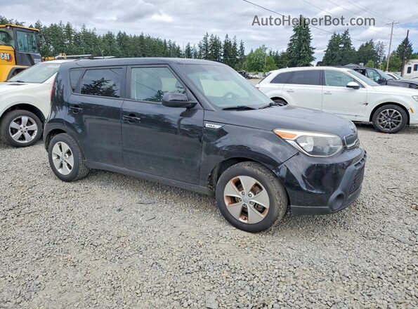 KNDJN2A24G7313068 2016 KIA SOUL Черный Вид спереди