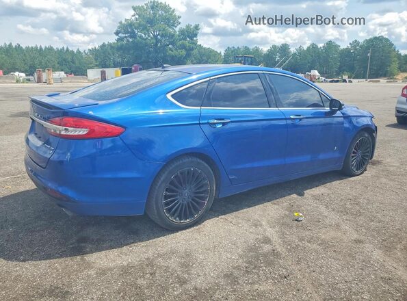 3FA6P0RU4JR247301 2018 FORD FUSION Blue წინა მარჯვენა