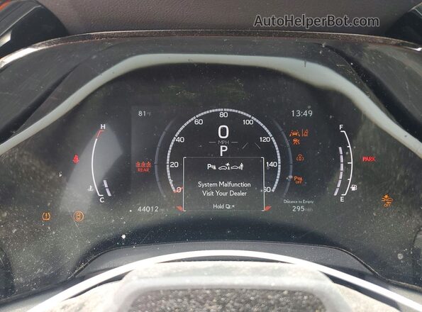 2T2BAMCA2RC042833 2024 LEXUS RX Brown Սարքավորումների վահանակի տեսք