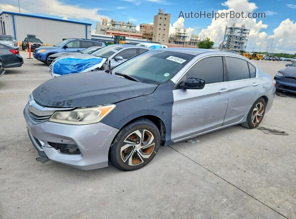 1HGCR2F38GA071694 2016 HONDA ACCORD Silver Задня ліва чверть