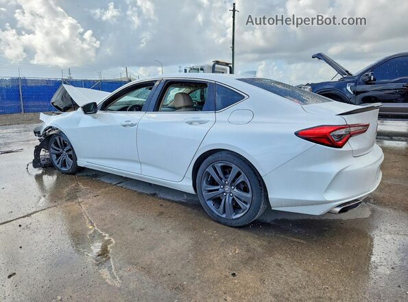 19UUB5F35MA004931 2021 ACURA TLX White Tył prawy