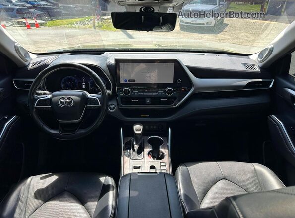 5TDKDRAH8PS508181 2023 TOYOTA HIGHLANDER Black Front interior view